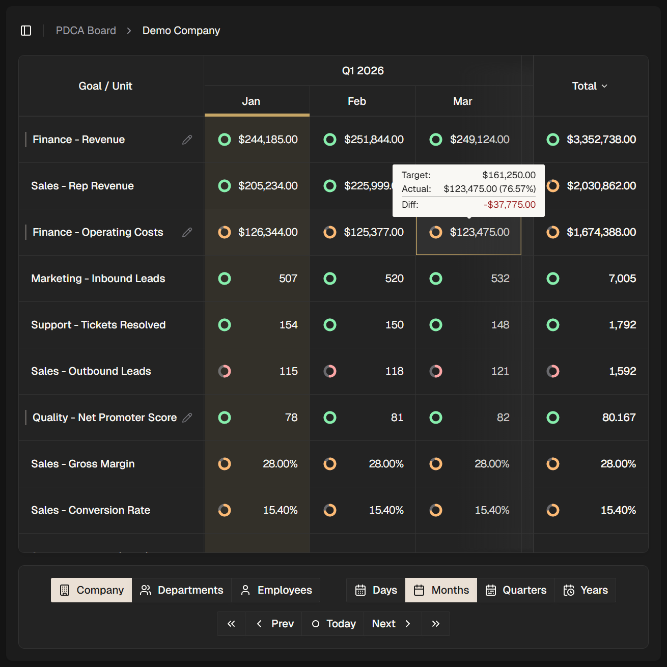 App screenshot mobile